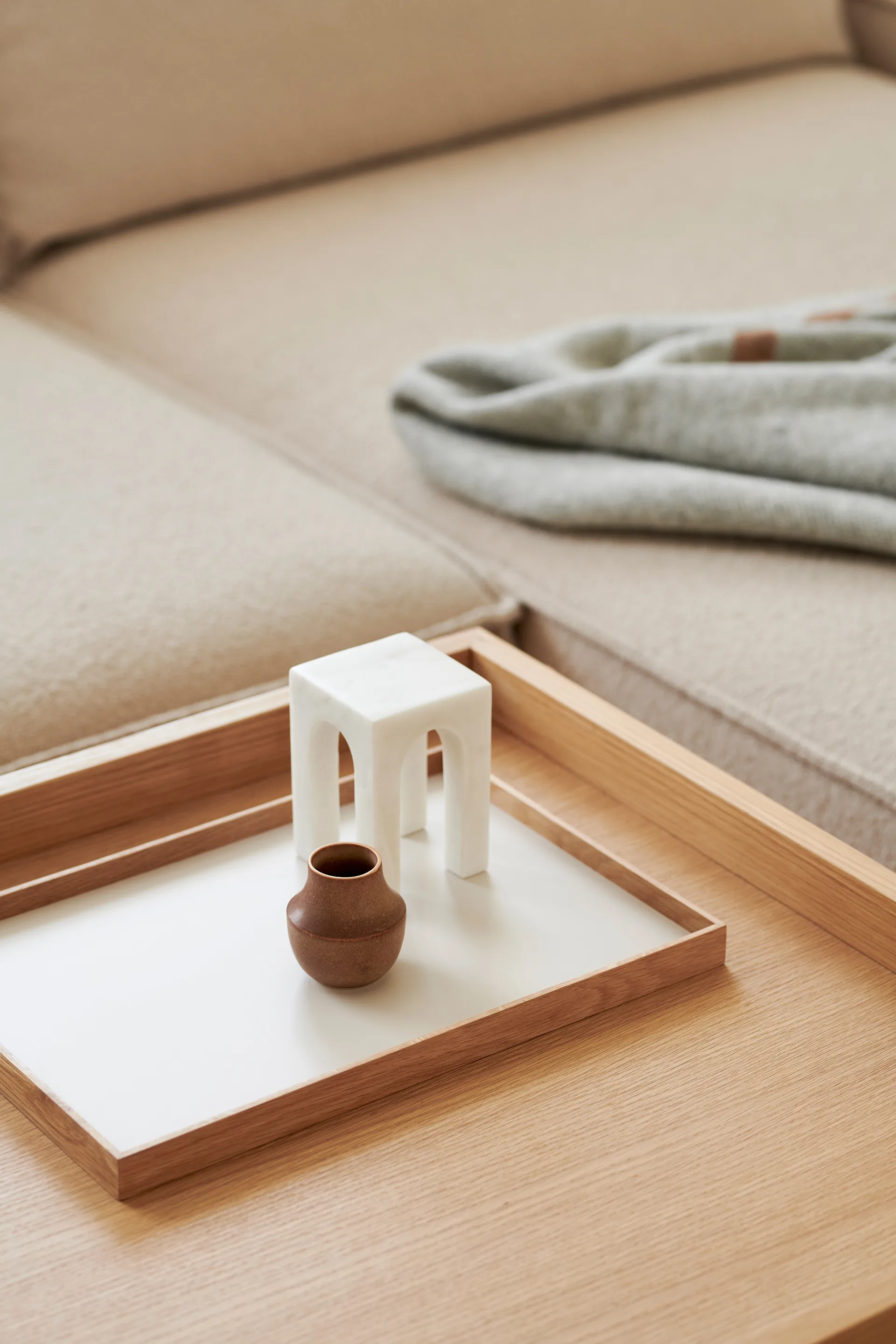 프레임 트레이 미듐 23x34 cm, Oak-beige Gejst | 가이스트