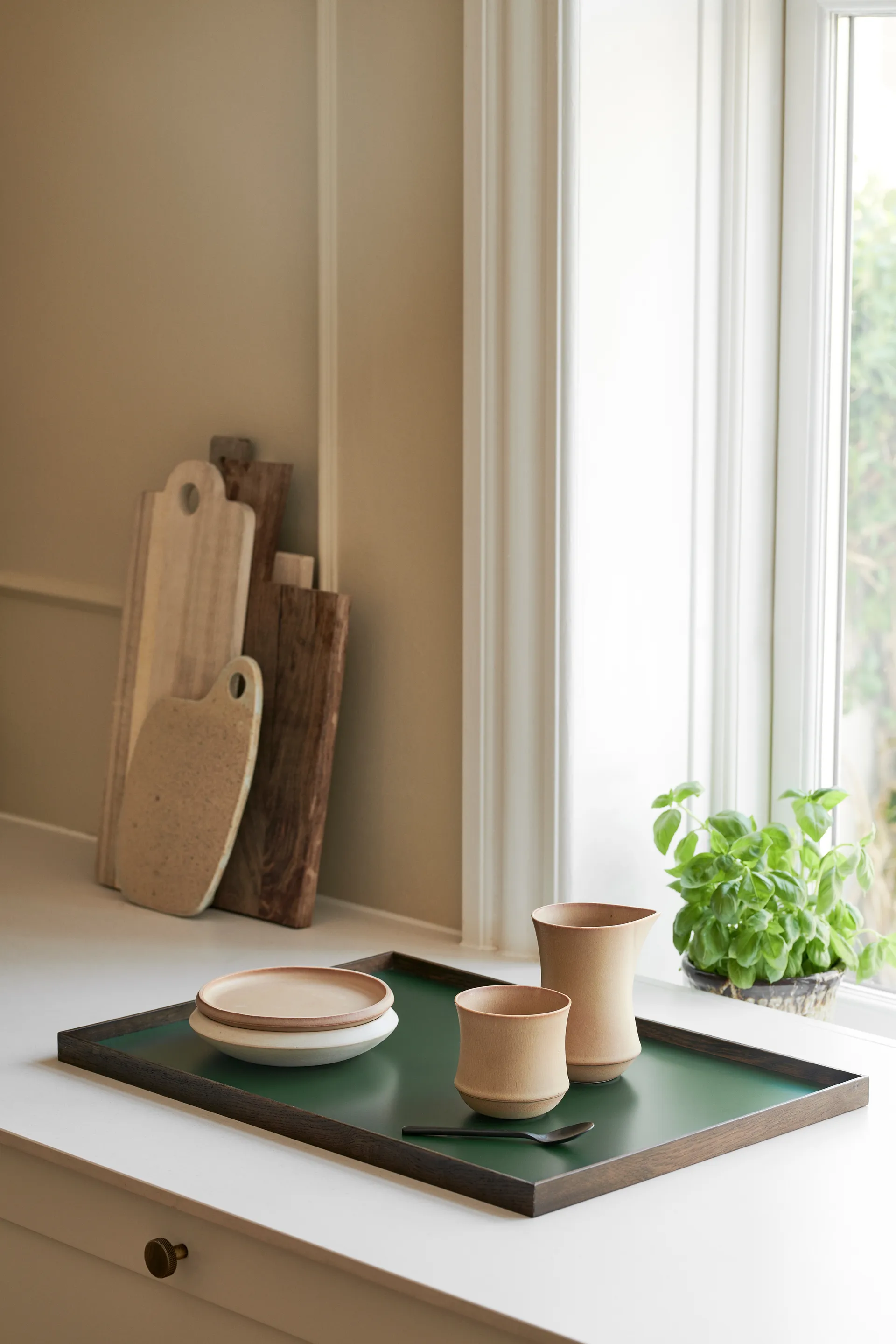 프레임 트레이 라지 35.5x50.6 cm, Smoked oak-green Gejst | 가이스트