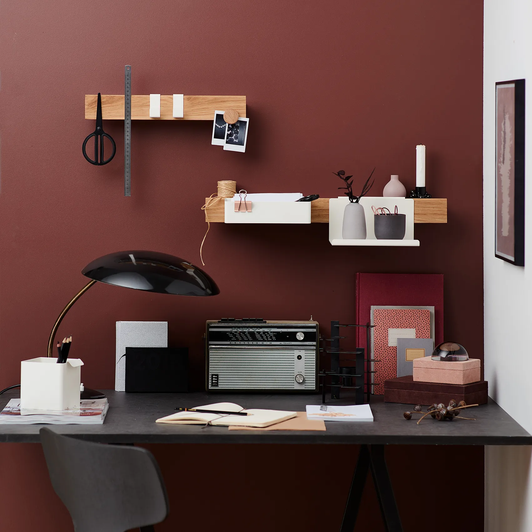 플렉스 레일 마그네틱 레일 40 cm, oak-white Gejst | 가이스트