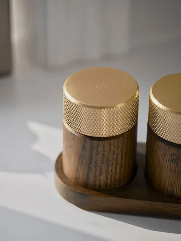 시나 소금 & 후추 그라인더 6 cm - Dark ash-brass - Gejst | 가이스트