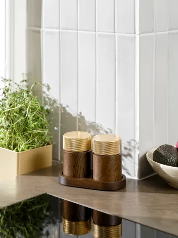 시나 소금 & 후추 그라인더 6 cm - Dark ash-brass - Gejst | 가이스트