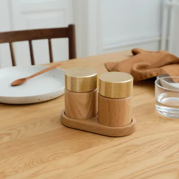 시나 소금 & 후추 그라인더 6 cm - Oak-brass - Gejst | 가이스트
