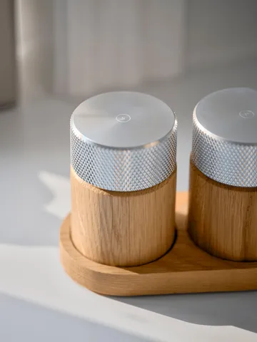 시나 소금 & 후추 그라인더 6 cm - Oak-steel - Gejst | 가이스트