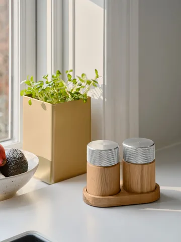 시나 소금 & 후추 그라인더 6 cm - Oak-steel - Gejst | 가이스트