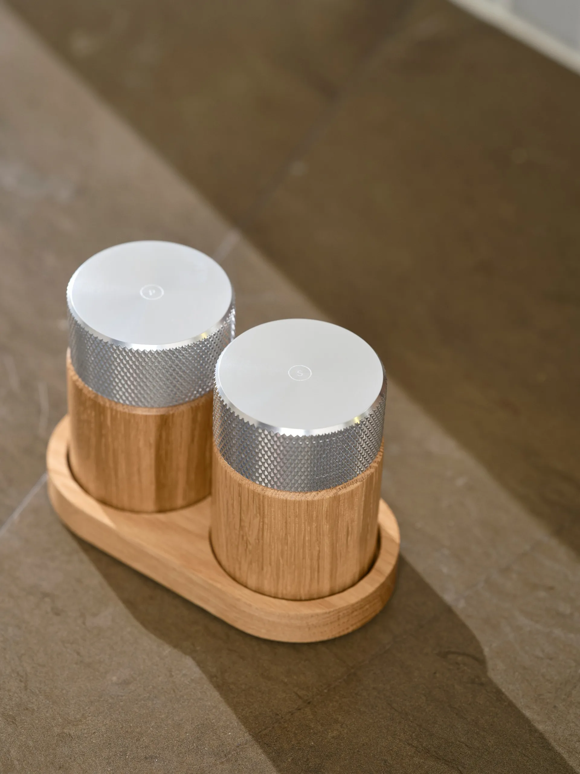 시나 소금 & 후추 그라인더 6 cm, Oak-steel Gejst | 가이스트