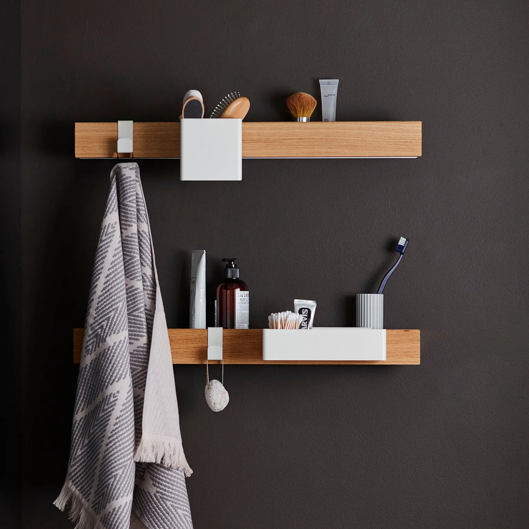 플렉스 레일 마그네틱 레일 60 cm, oak-white Gejst | 가이스트