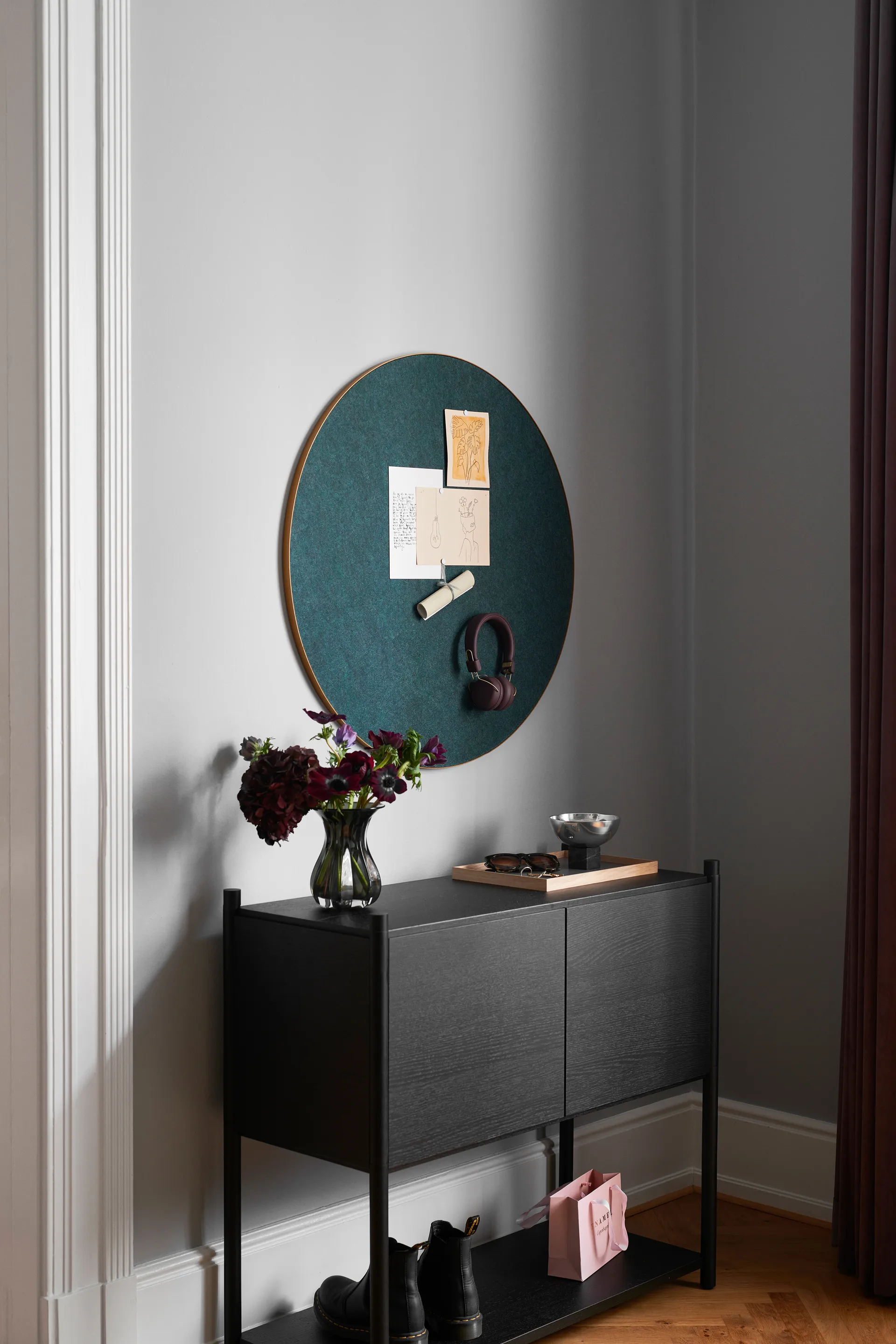 리텔 핀보드 Ø80 cm, Green-brass Gejst | 가이스트