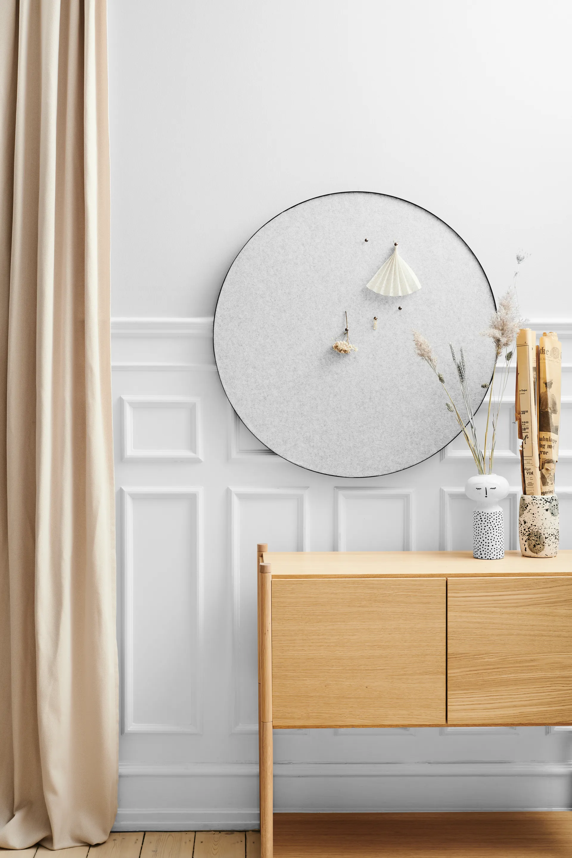 리텔 핀보드 Ø80 cm, Light grey Gejst | 가이스트
