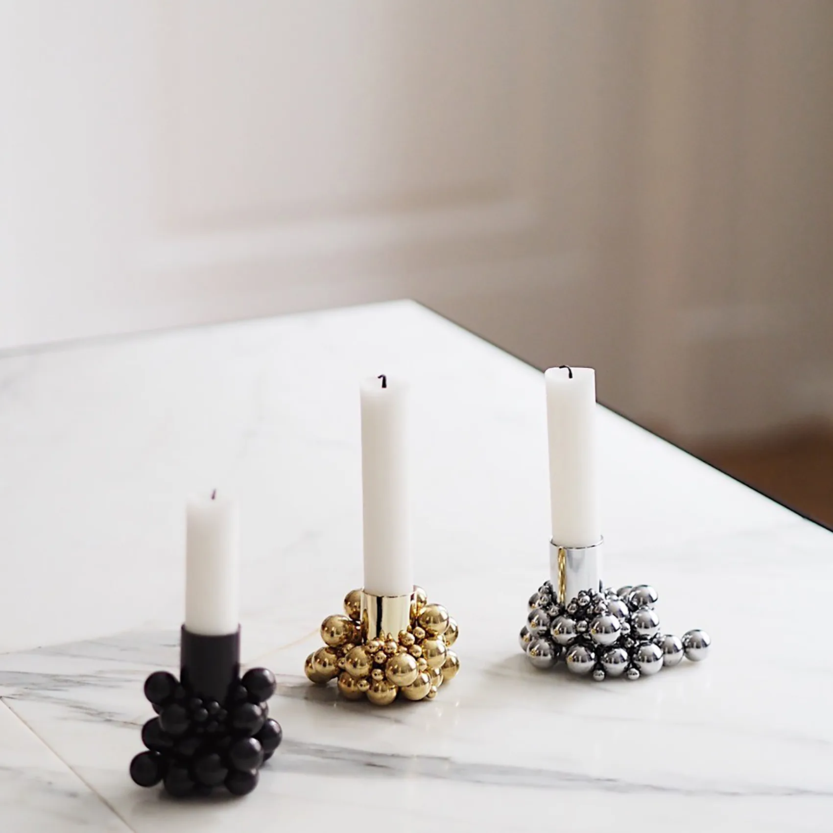 Molekyl 캔들스틱 1, brass Gejst | 가이스트