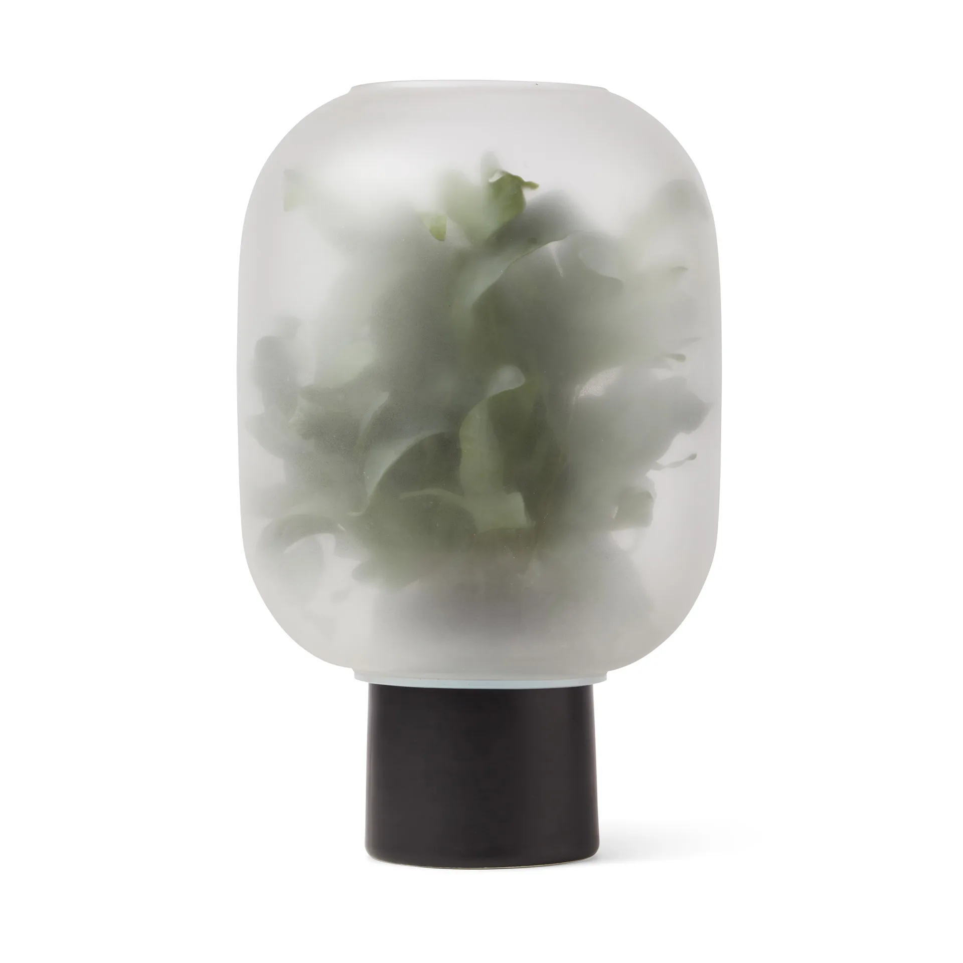 Nebl 화분 with frosted glass 라지 Ø25 cm, black Gejst | 가이스트