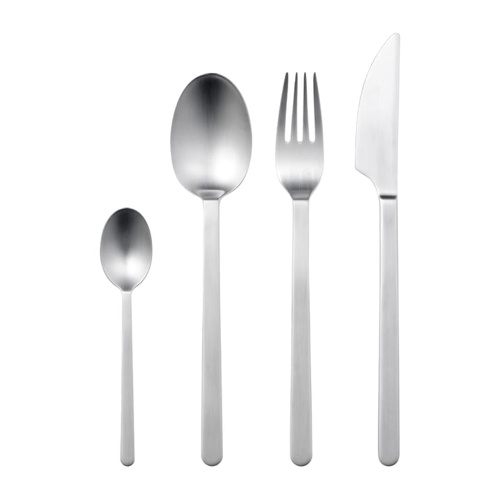 놈 커트러리 16 pieces - Matte stainless steel - Gense | 겐세