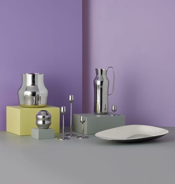 도로테아 캔들 홀더 23.5 cm - Polished steel - Gense | 겐세