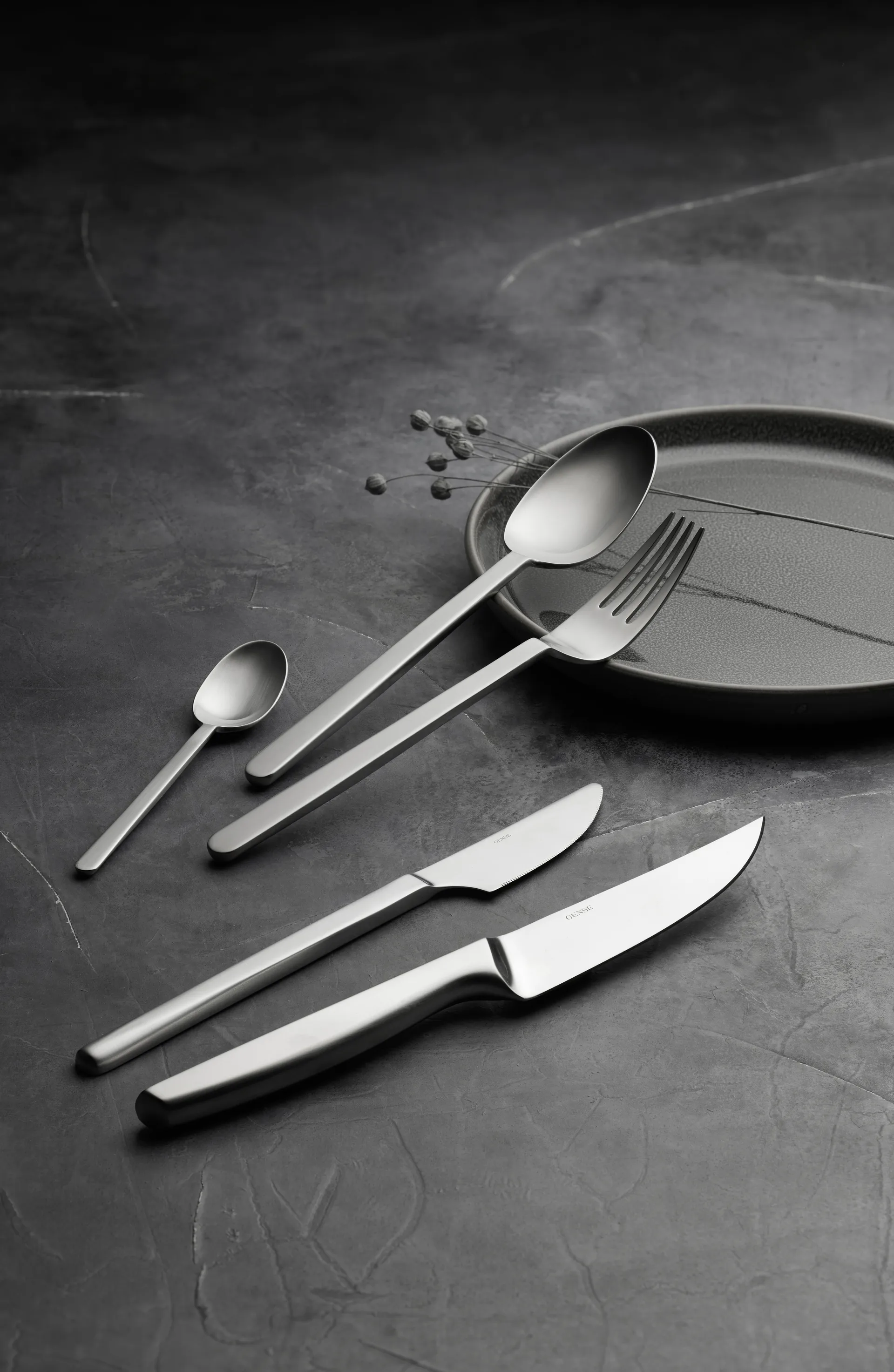 놈 테이블 스푼, Matte stainless steel Gense | 겐세