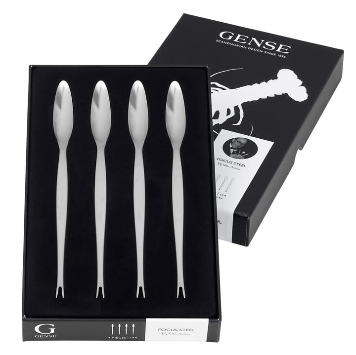 포크 스틸 랍스타 포크, stainless steel 4개 세트 Gense | 겐세