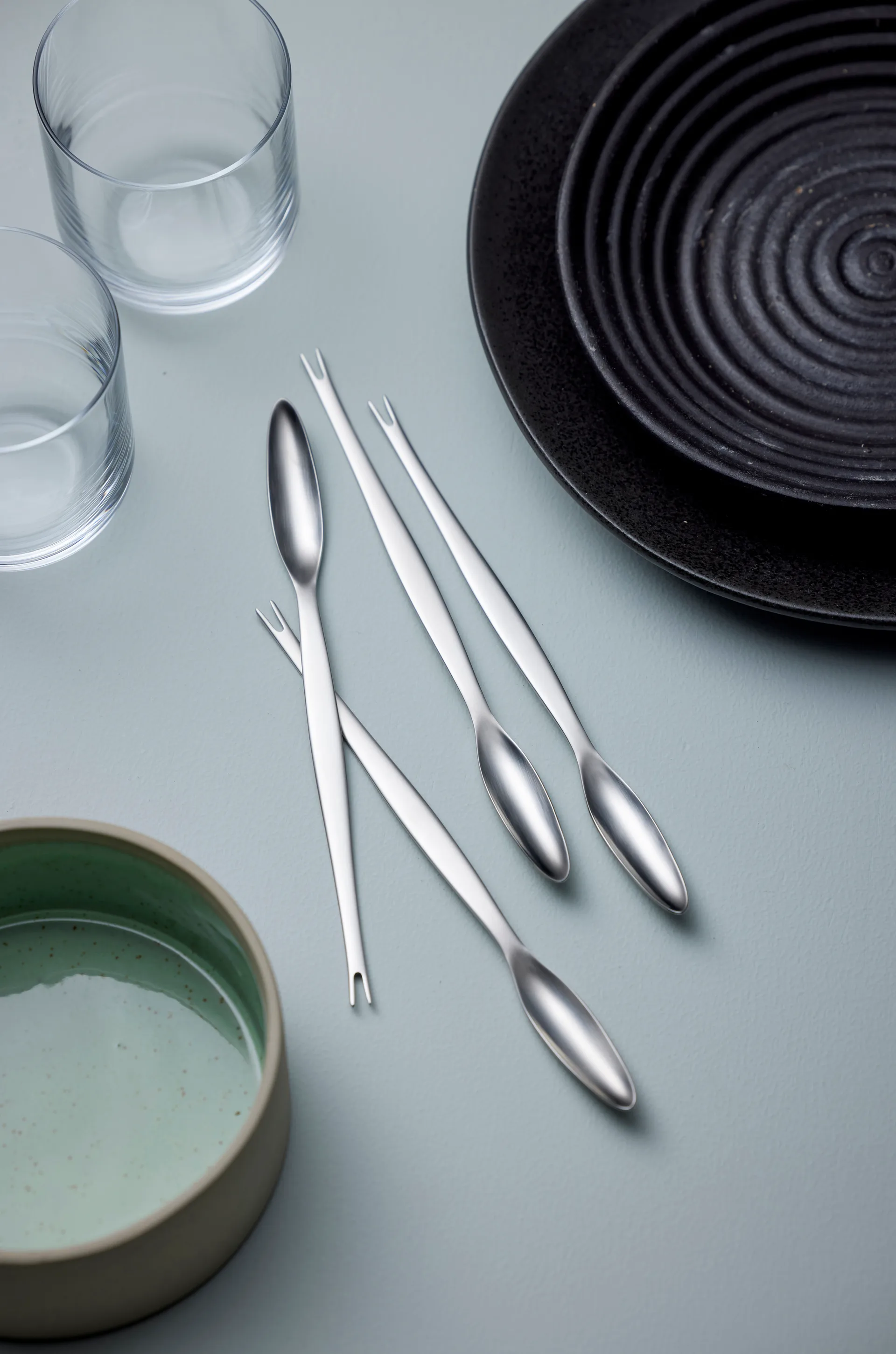 포크 스틸 랍스타 포크, stainless steel 4개 세트 Gense | 겐세