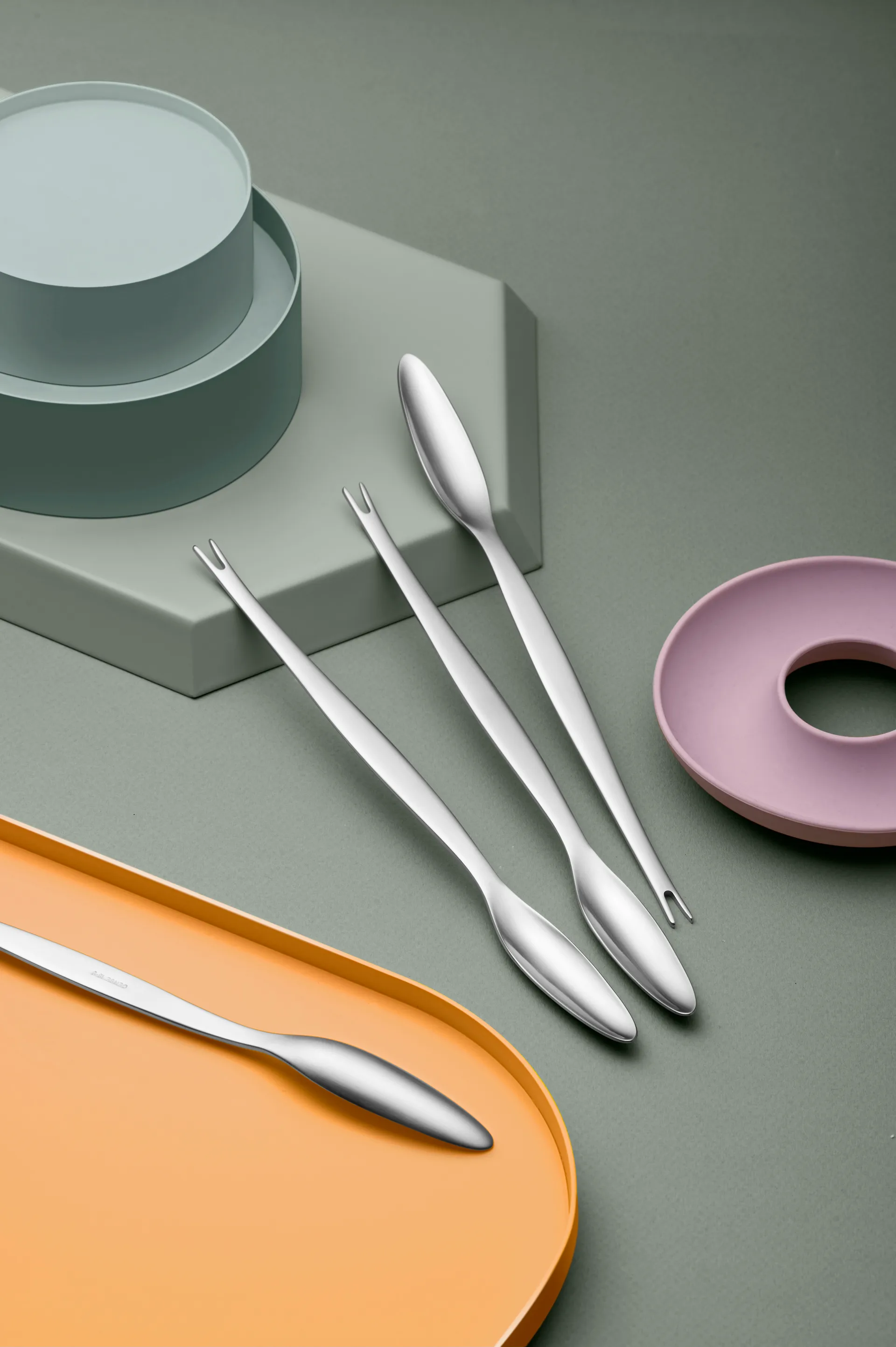 포크 스틸 랍스타 포크, stainless steel 4개 세트 Gense | 겐세