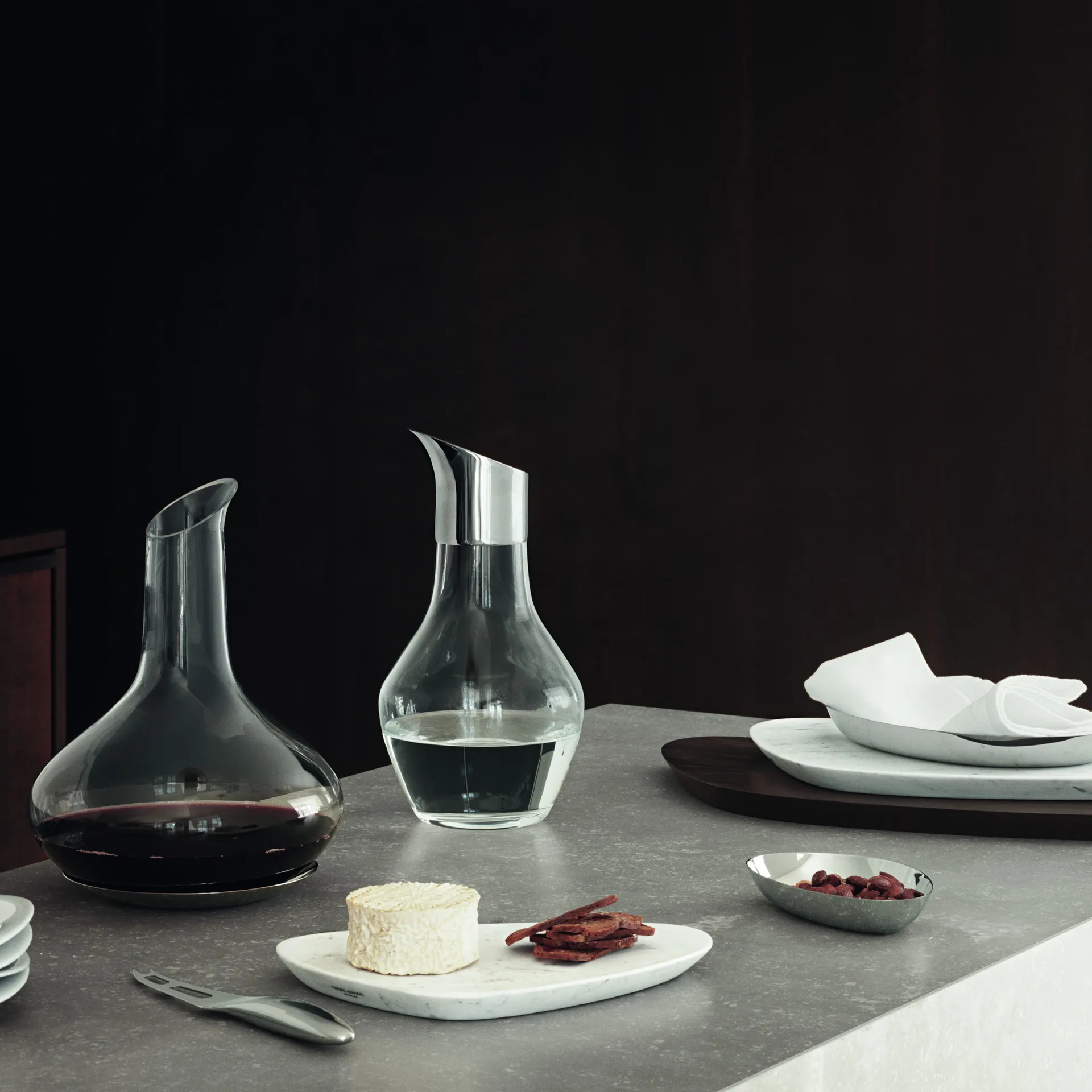 스카이 와인 카라페와 받침, 0.75 l Georg Jensen | 조지젠슨