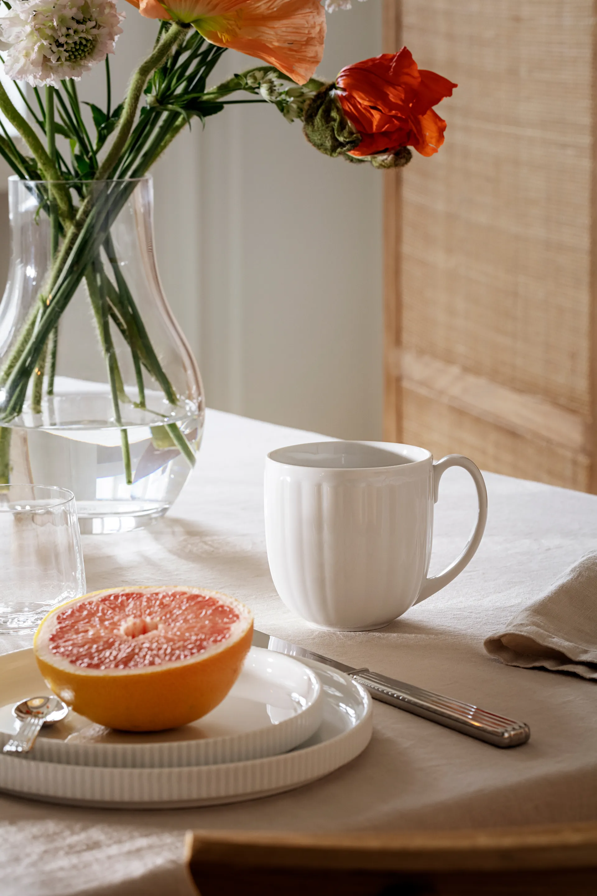 베르나도뜨 사이드 접시 17 cm, White Georg Jensen | 조지젠슨