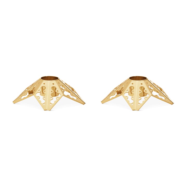 2022 올해의 캔들 스틱 2 pieces - gold plated - Georg Jensen | 조지젠슨
