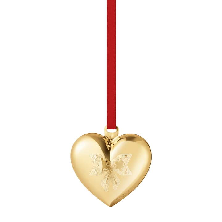 2022 올해의 크리스마스 하트, gold plated Georg Jensen | 조지젠슨