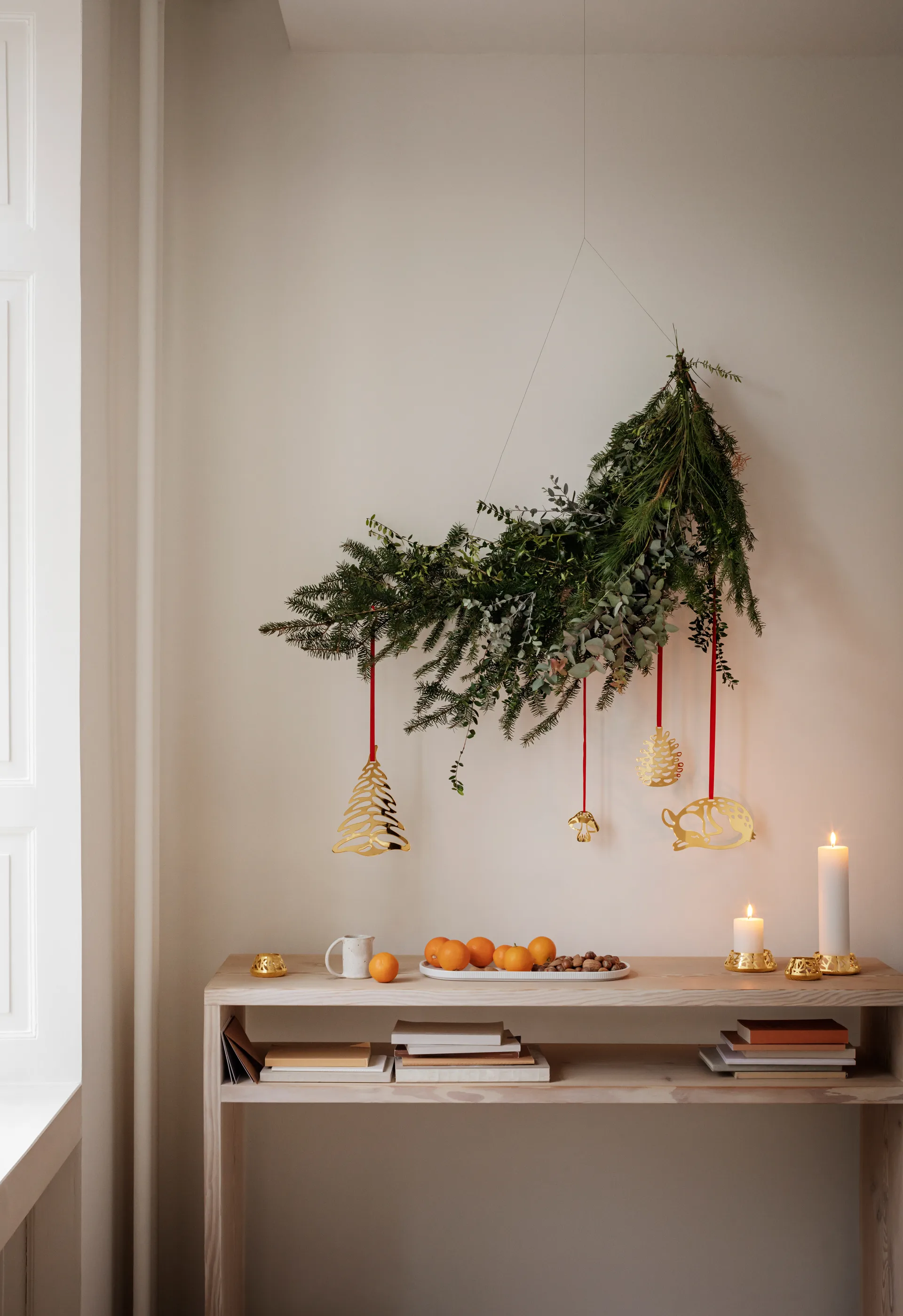 2023s 세트 & 크리스마스 펜던트 3 pieces, Gold-plated Georg Jensen | 조지젠슨