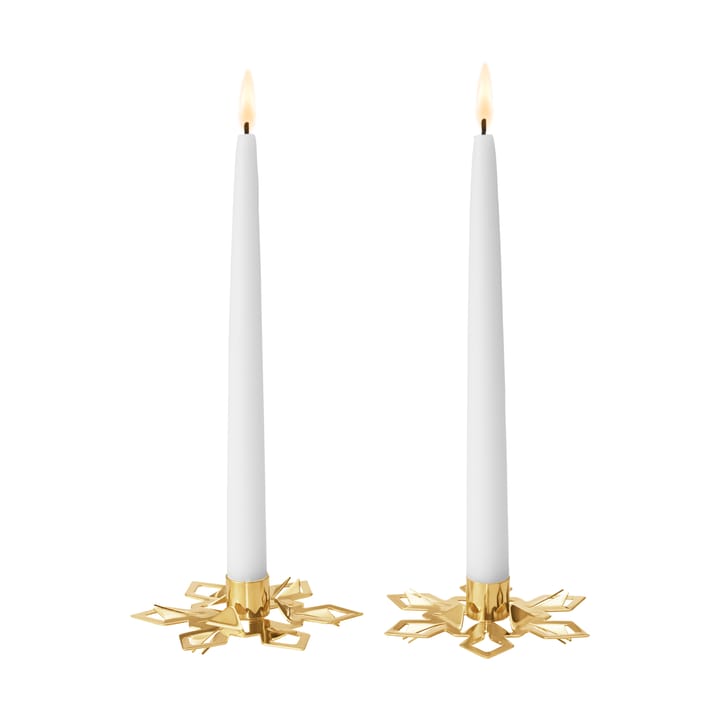 2024 캔들 홀더 2개 세트, Gold-plated Georg Jensen | 조지젠슨