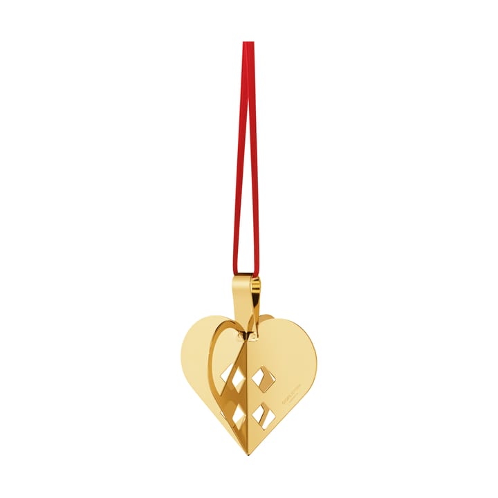 2025 크리스마스 하트 오너먼트 - Gold plated brass - Georg Jensen | 조지젠슨