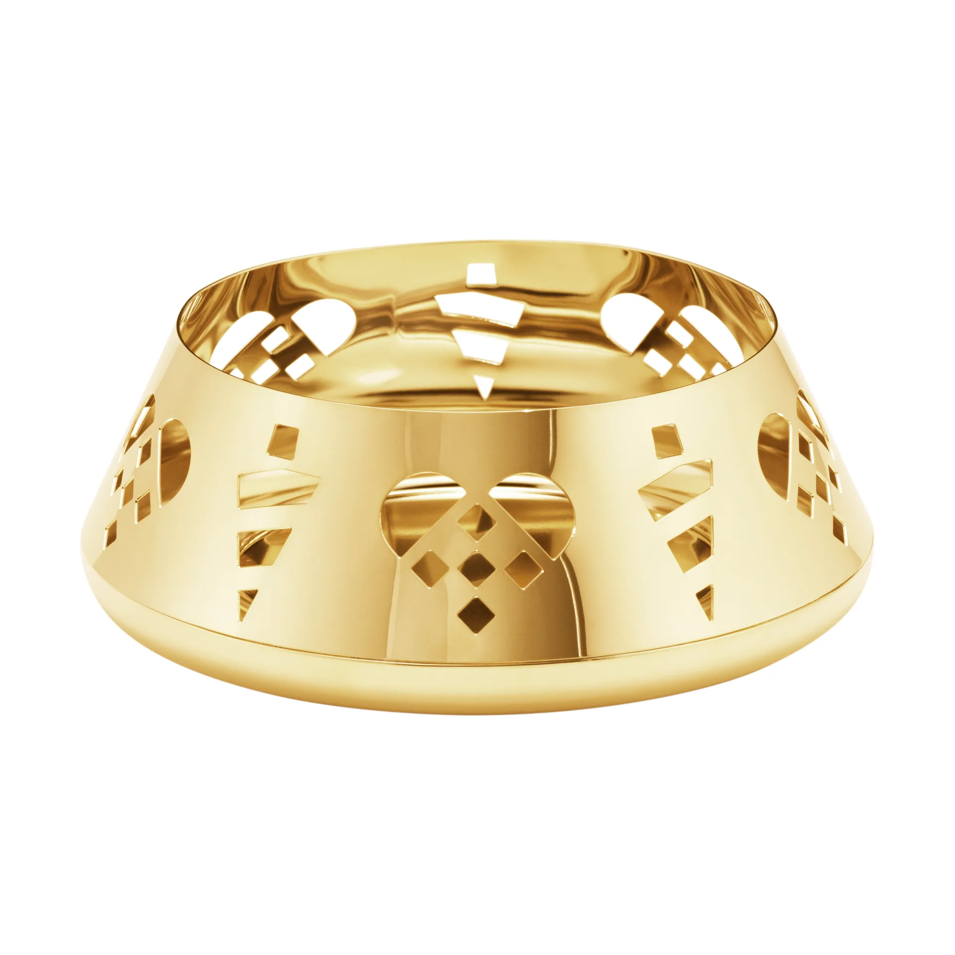 2025 블록 캔들 홀더, Gold-plated stainless steel Georg Jensen | 조지젠슨