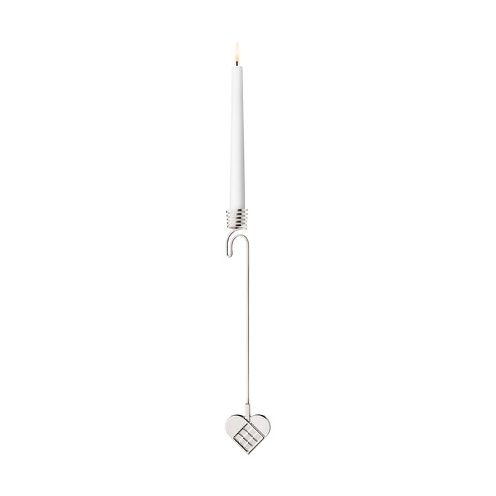 2025 크리스마스 트리 캔들 홀더 하트 - Palladium-plated zinc alloy - Georg Jensen | 조지젠슨