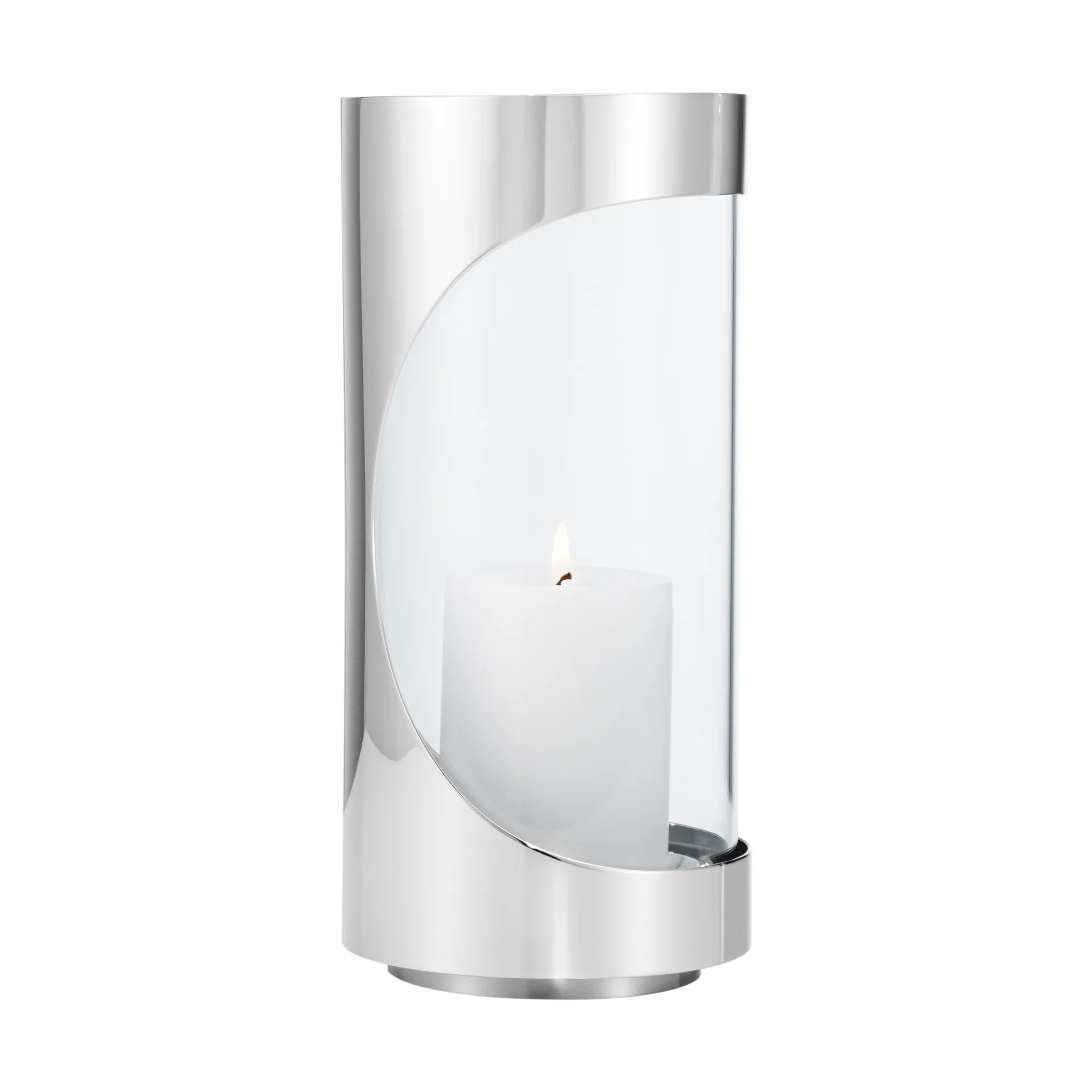 크롬 콘투어 허리케인 랜턴 22 cm, Stainless steel Georg Jensen | 조지젠슨