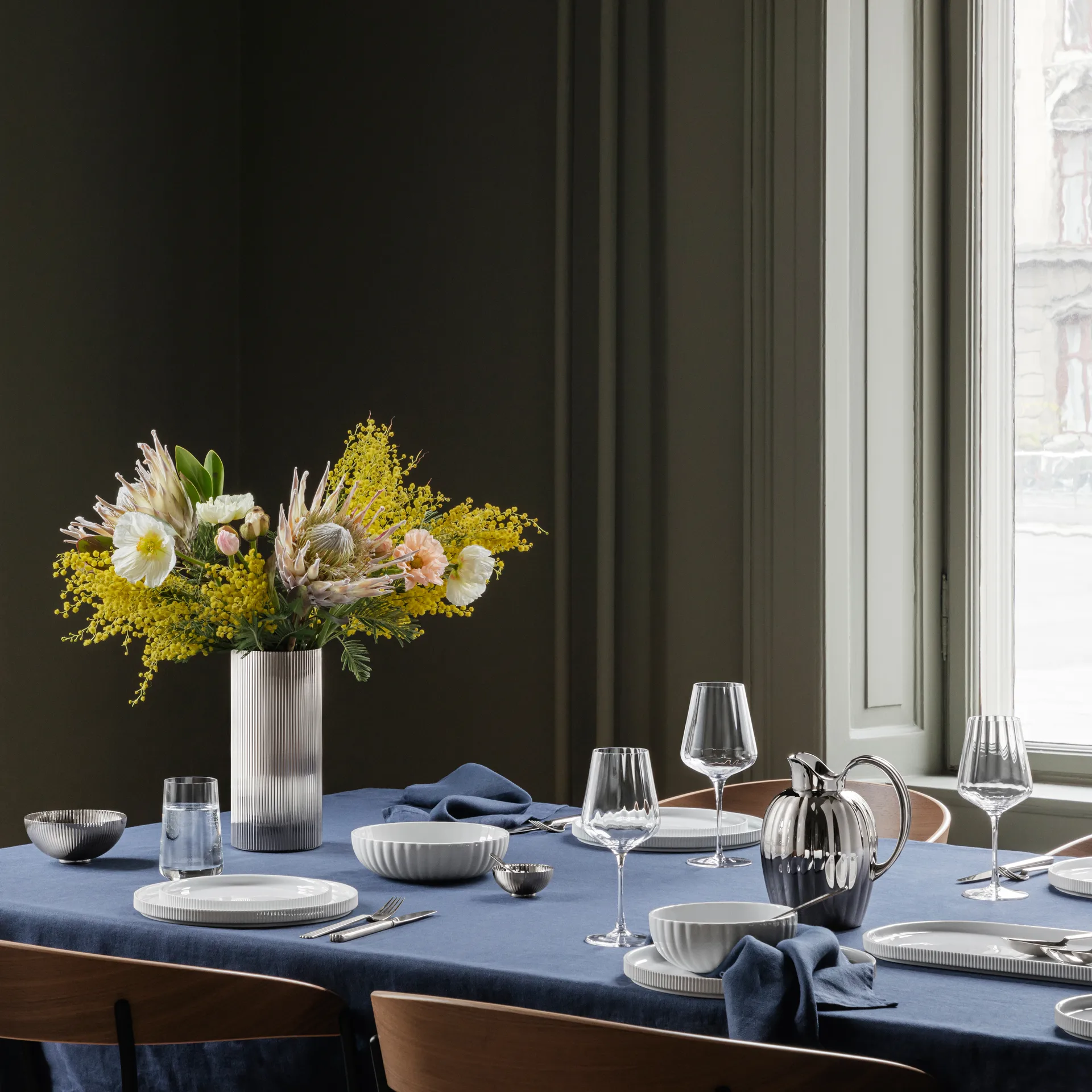 베르나도뜨 디너 플레이트 Ø26 cm, Porcelain Georg Jensen | 조지젠슨