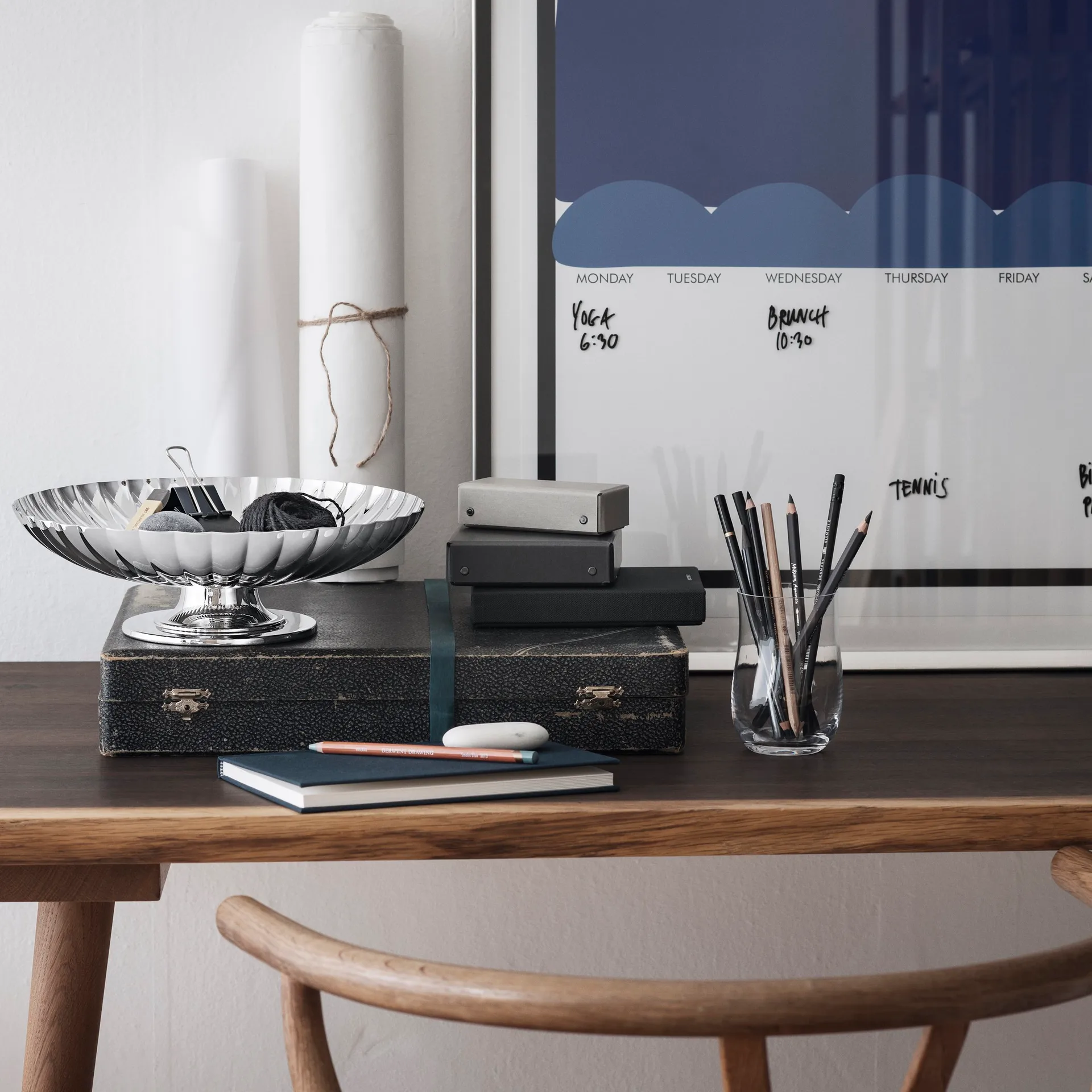 베르나도뜨 베르나도뜨 스탠드형 접시, 28 cm Georg Jensen | 조지젠슨