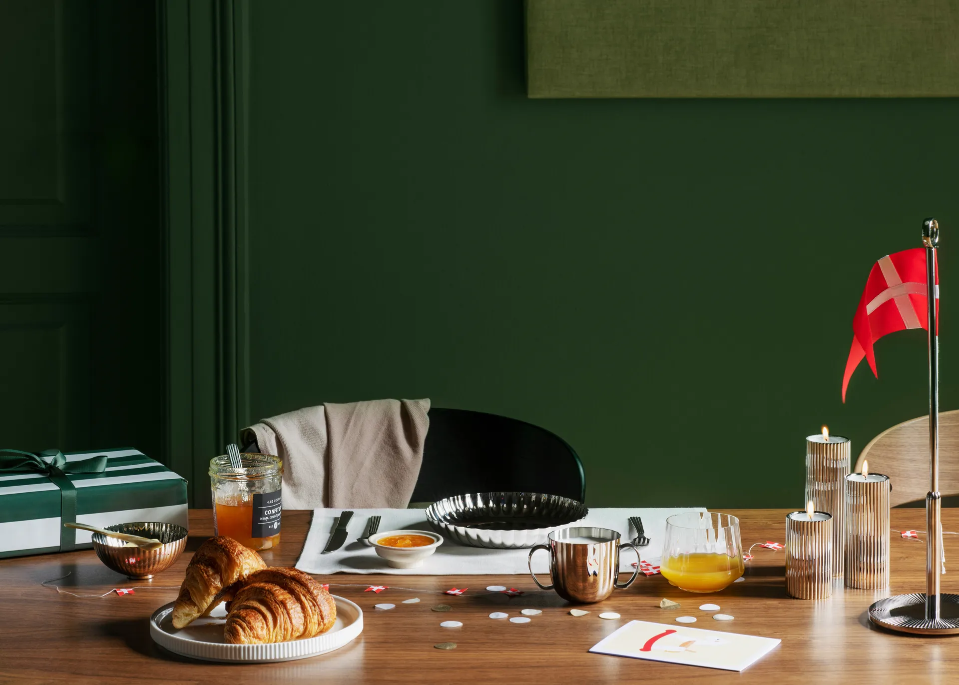 베르나도뜨 캔들 스틱 3 피스, Stainless steel Georg Jensen | 조지젠슨