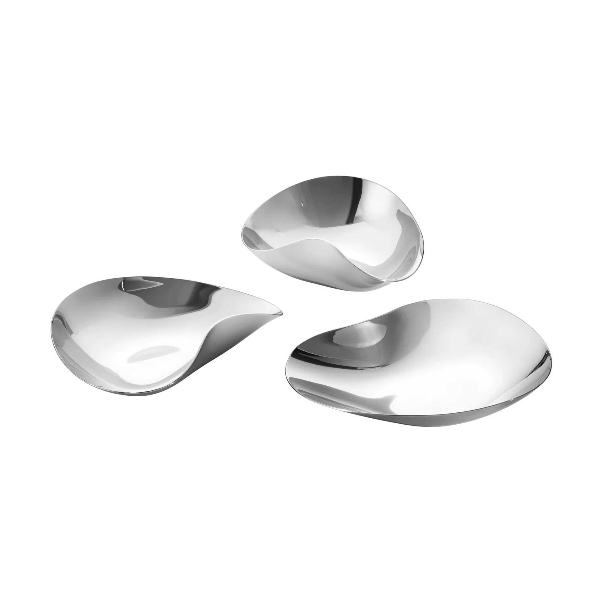 인덜전스 스낵 보울 3개 세트, Stainless steel Georg Jensen | 조지젠슨