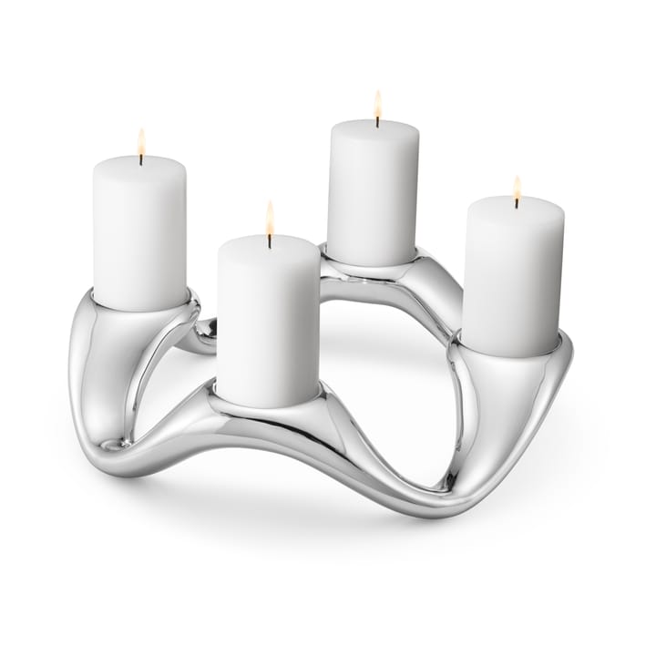코브라 캔들 스틱 Ø33 cm, Stainless steel Georg Jensen | 조지젠슨