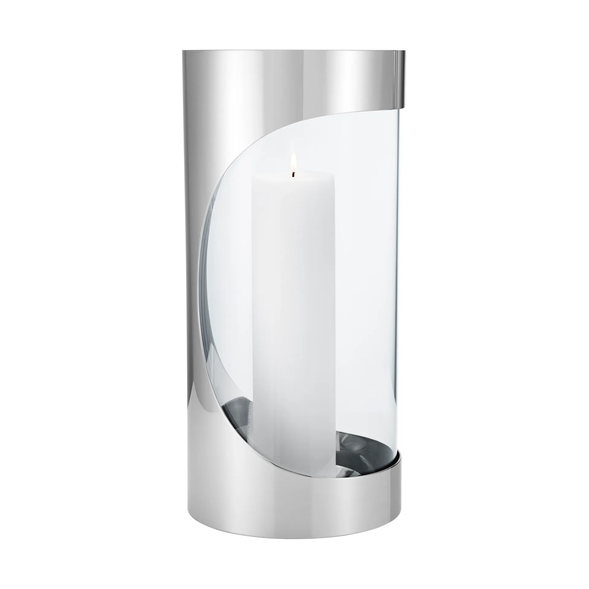 크롬 콘투어 허리케인 랜턴 33 cm, Stainless steel Georg Jensen | 조지젠슨