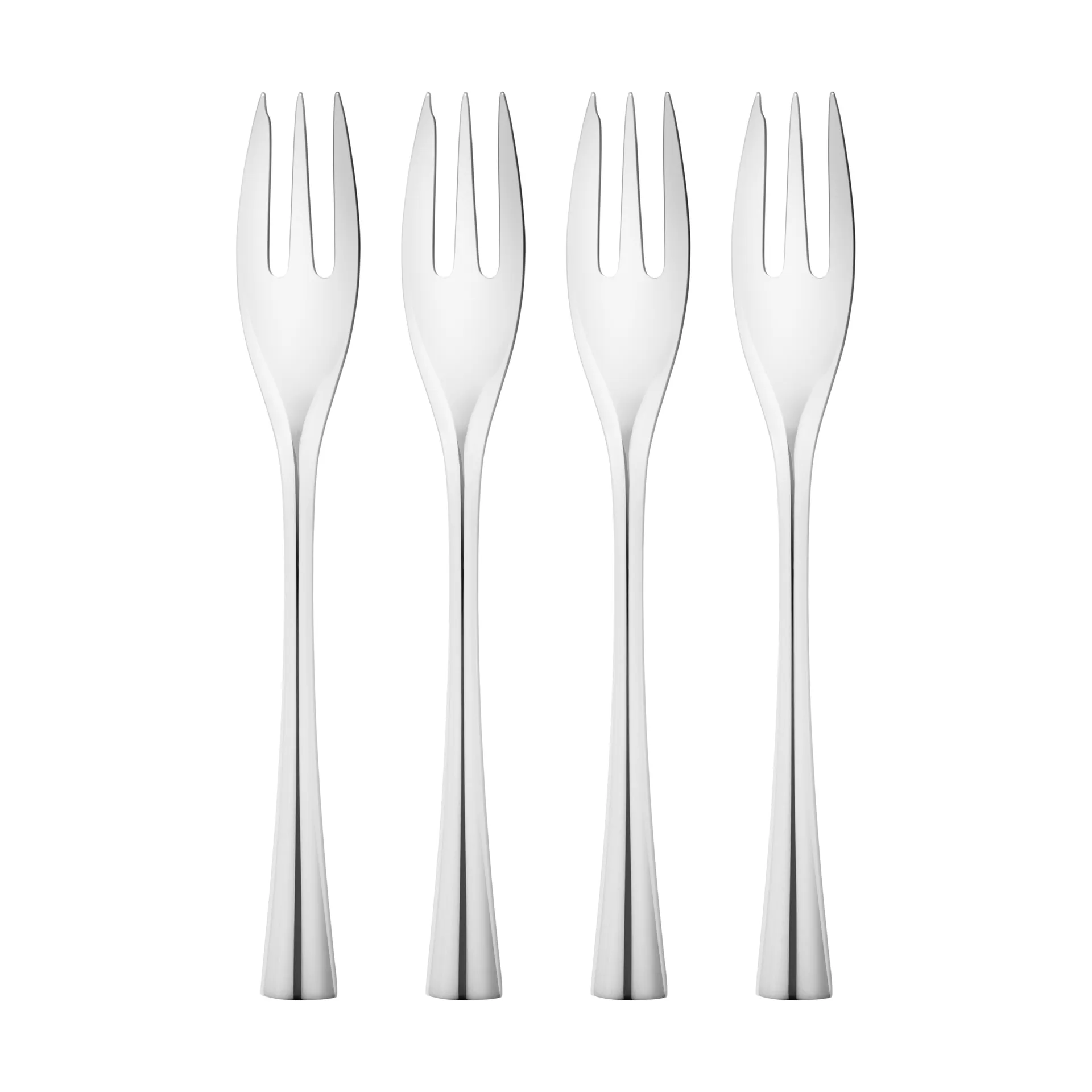 코브라 케이크 포크 4개 세트, Stainless steel Georg Jensen | 조지젠슨
