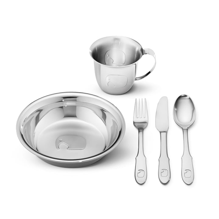 엘리펀트 어린이용 테이블웨어 - 5 pcs - Georg Jensen | 조지젠슨