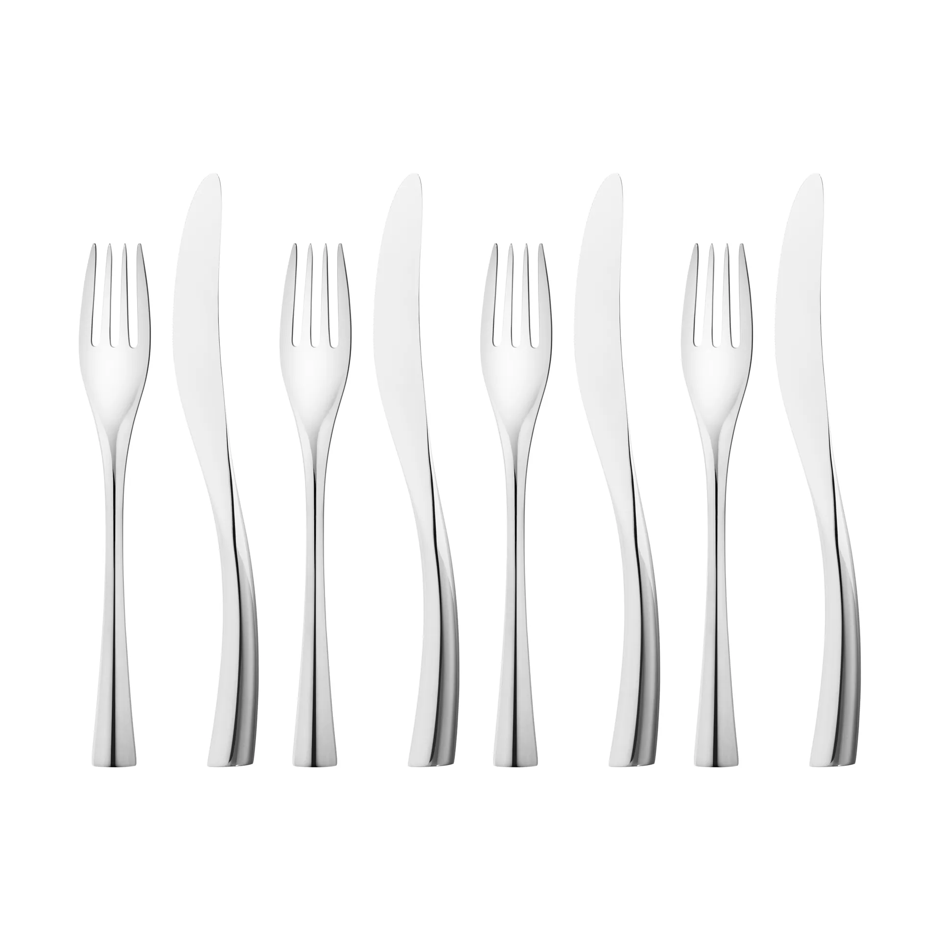 코브라 커트러리 8개 세트, Stainless steel Georg Jensen | 조지젠슨