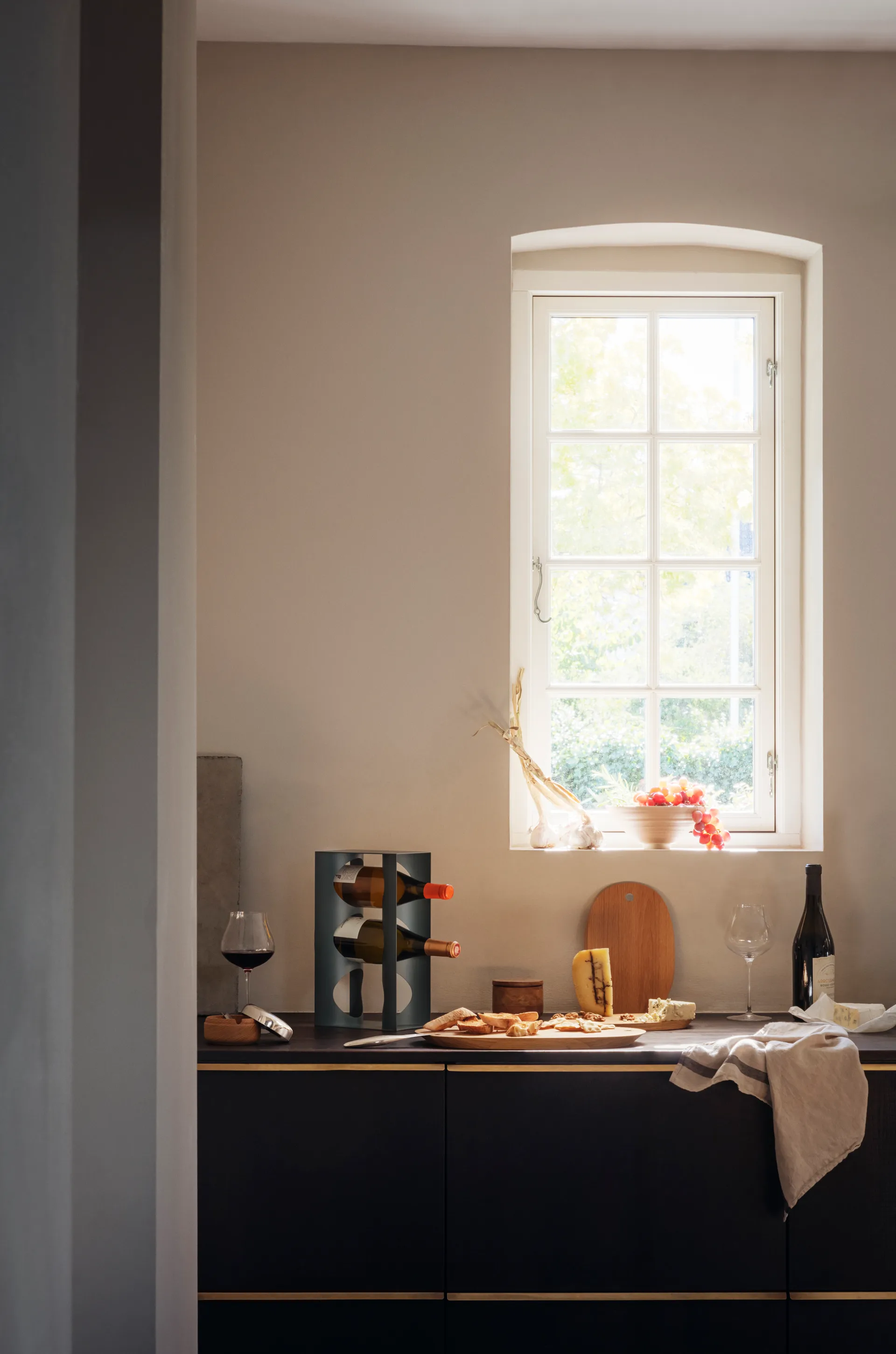 알프레도 솔트 셀러 Ø8.5 cm, Oak-stainless steel Georg Jensen | 조지젠슨