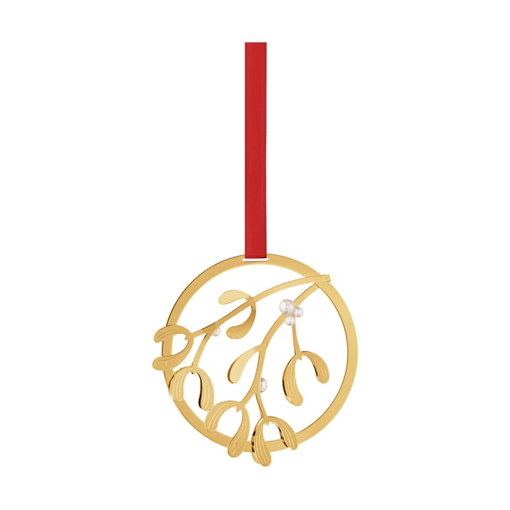 조지 젠슨 크리스마스 펜던트 겨우살이 - Gold plated brass - Georg Jensen | 조지젠슨