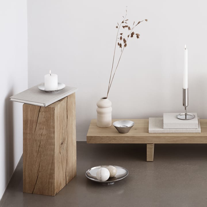 튠스 Pillar 캔들 스틱 Ø12.2 cm - stainless steel - Georg Jensen | 조지젠슨