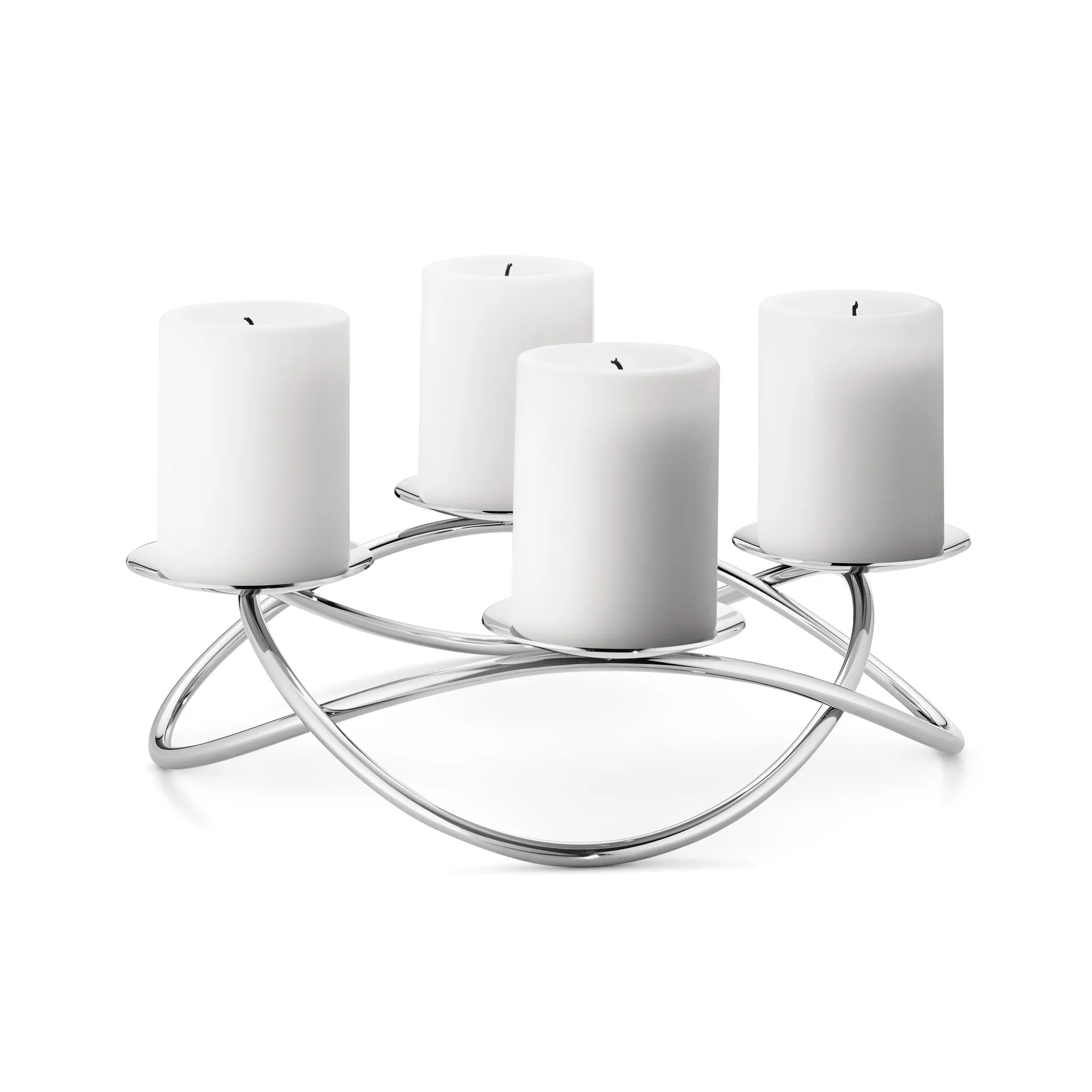 Season block candle holder 시즌 블록 캔들 홀더, polished Georg Jensen | 조지젠슨