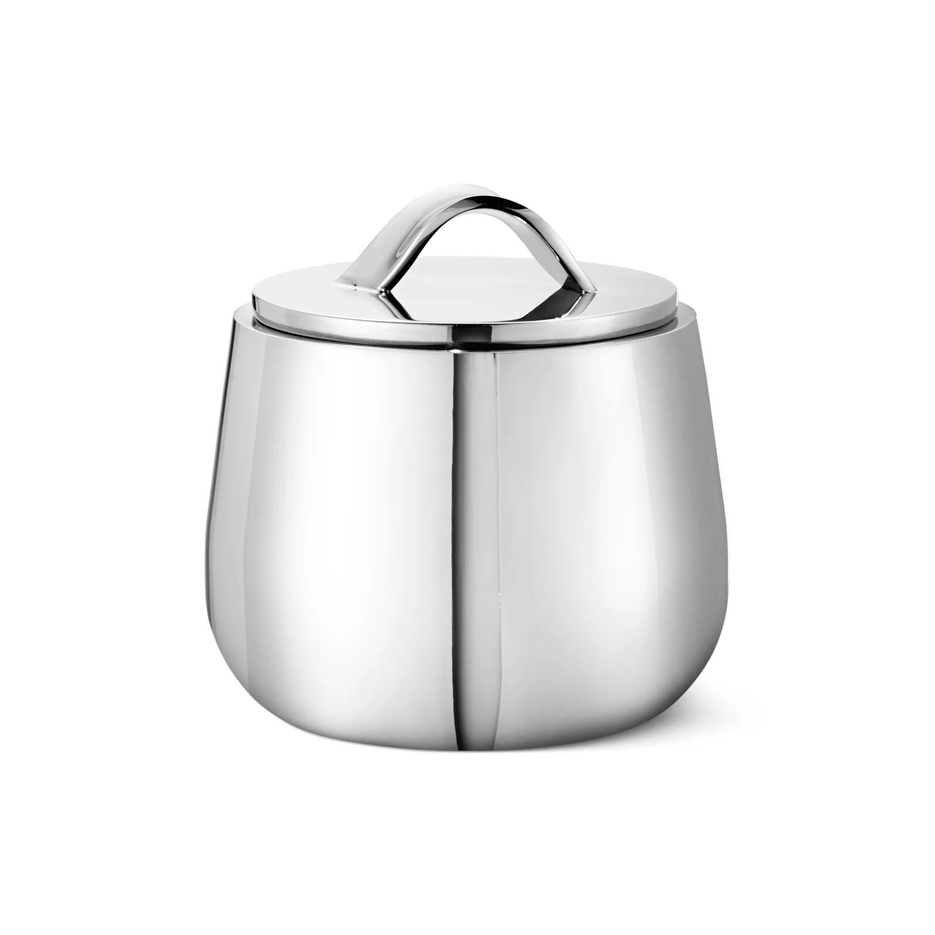 헬릭스 슈가 보울 (덮개 포함), Stainless steel Georg Jensen | 조지젠슨