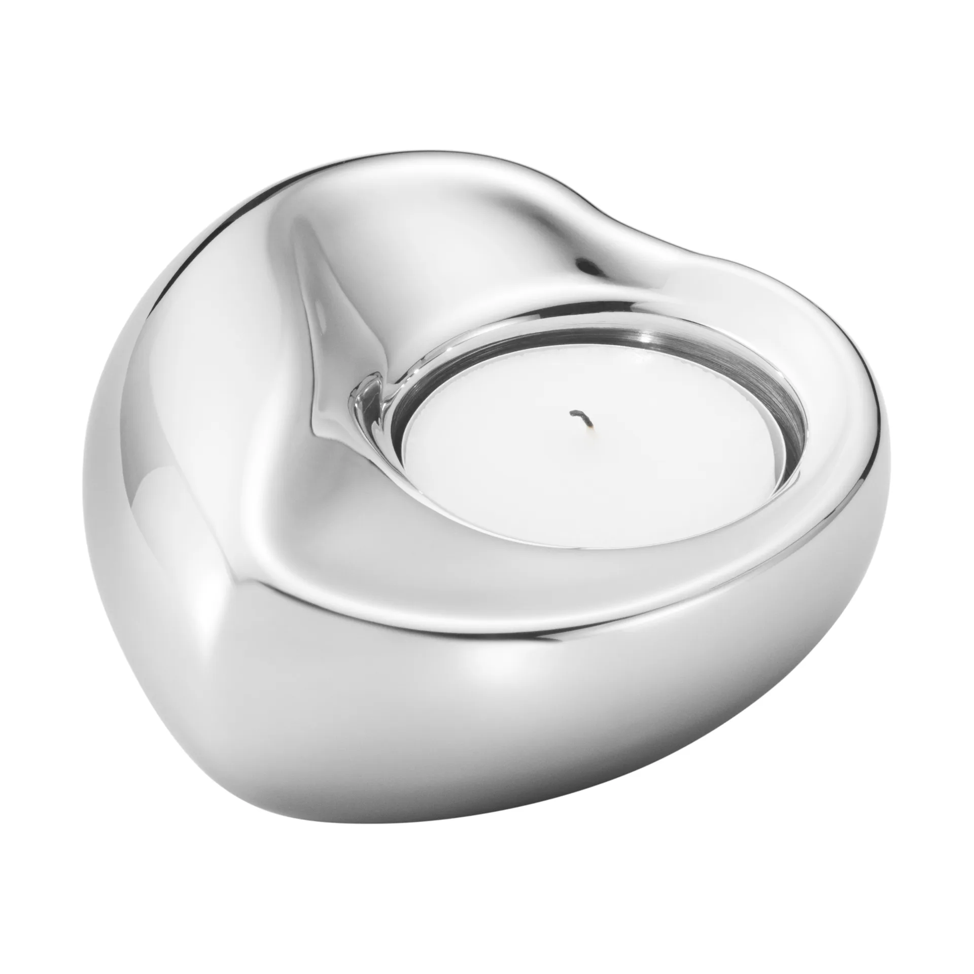 조지젠슨 하트 캔들 홀더, Stainless steel Georg Jensen | 조지젠슨