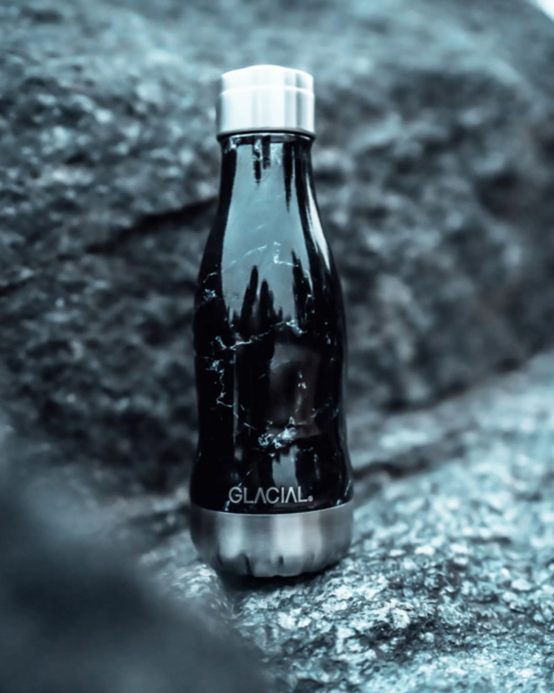 글레이셜 워터 보틀 280 ml, Black marble Glacial | 글래이셔
