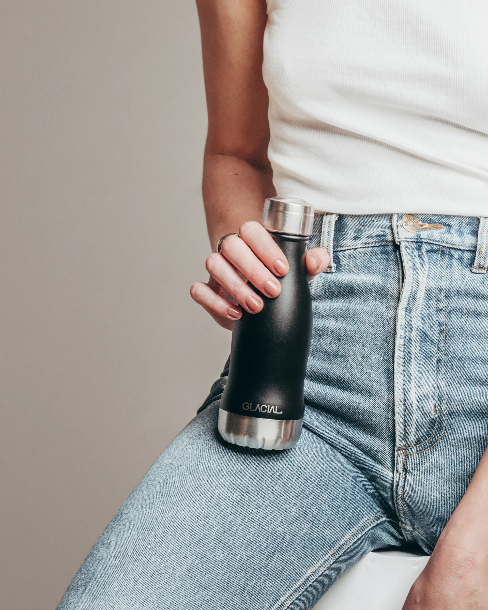 글레이셜 워터 보틀 280 ml, Matte black Glacial | 글래이셔