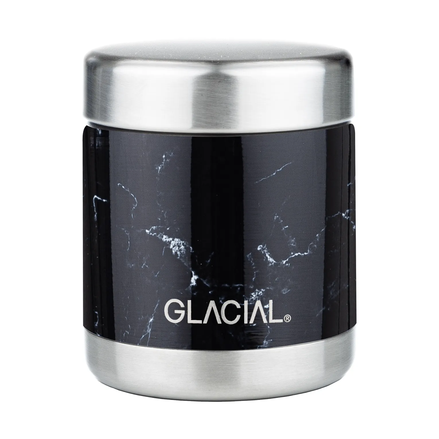 글레이셜 보온 도시락통 450 ml, Black marble Glacial | 글래이셔
