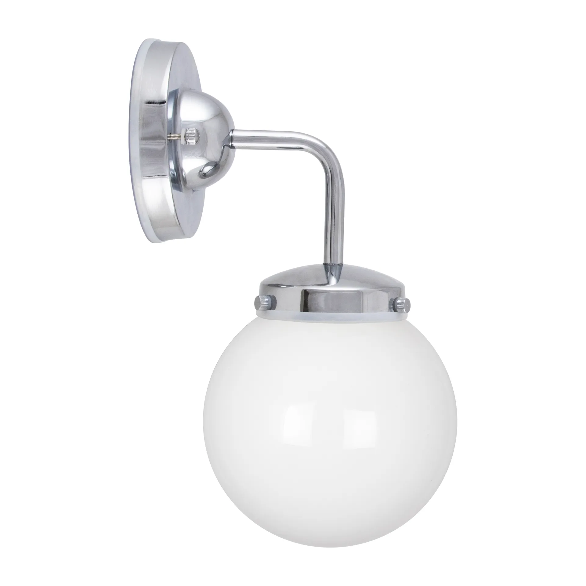 앨리 1 벽 조명 IP44, Chrome-white Globen Lighting | 글로벤라이팅