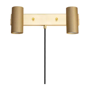 허블 2 벽 조명 - Brushed brass - Globen Lighting | 글로벤라이팅